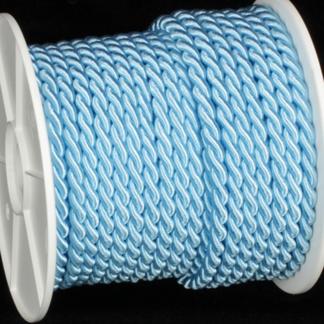 The Ribbon People Sky Blue Braided Cording Wired Craft Ribbon 0.25" x 27 Yards